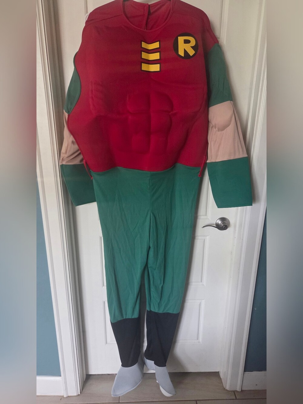 Muscle Chest Robin(Batman) Men's Costume - Jumpsuit Only